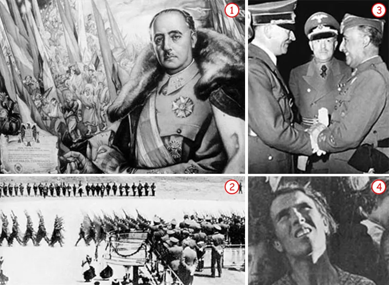Franko ilə Hitlerin qanlı ittifaqı. Faşist general Fransisko Franko 1936-cı ildə İspaniyanı çox böyük vətəndaş müharibəsinə sürüklədi. Bu vətəndaş müharibəsi bo