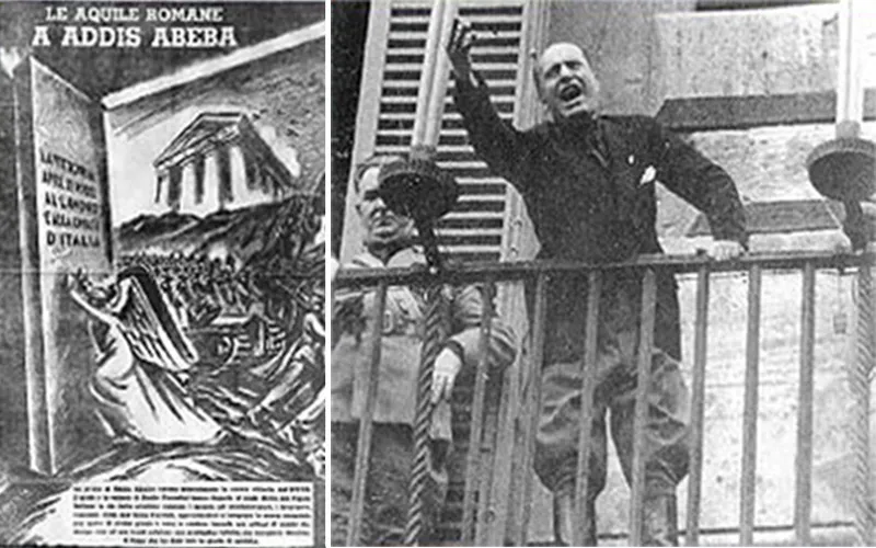 Faşist İtaliyanın Efiopiyanı işğalı. Mussolini "Roma imperiyasını diriltmək" xəyalları ilə 1935-ci ildə Həbəşistanı işğal etdi. Ölkədə 15 min günahsız müsəlman 