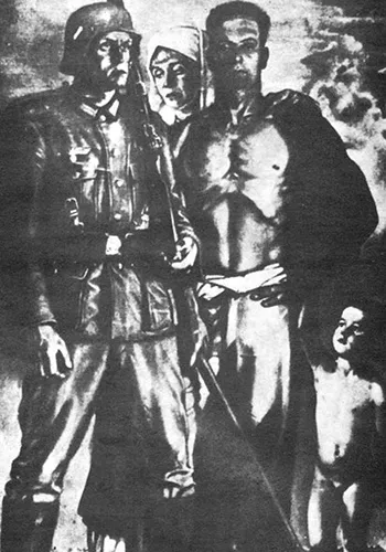 Faşizmin incəsənəti anlamaması. Faşist ideologiya incəsənəti bütün estetik dəyərlərdən uzaqlaşdırır və təbliğat maşınına çevirir – nasist rəssam Helmut Ulrixin 